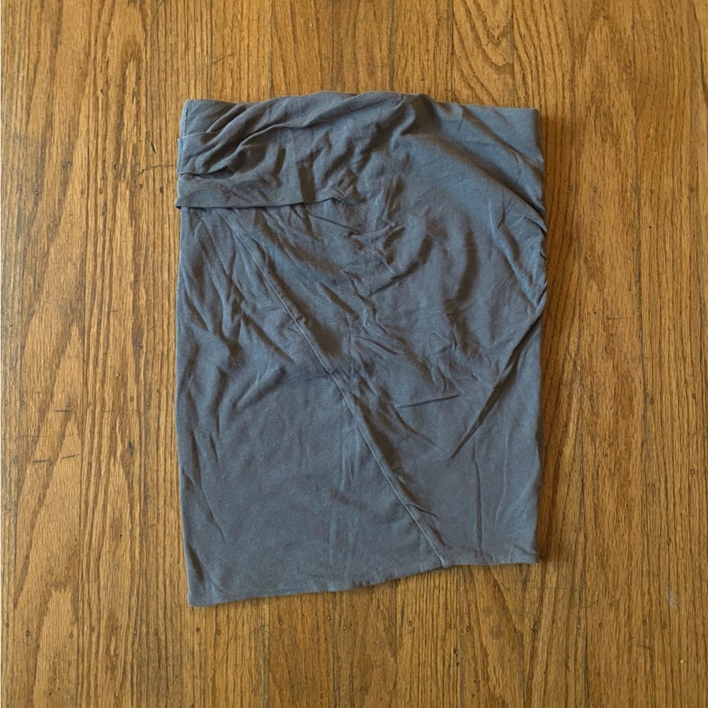 James Perse Asymmetrical Mini Skirt